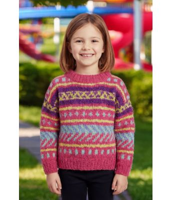 Rød Hanami barnegenser - IR-02-10F-763