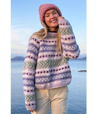 Lilac Hanami genser - IR-02-11A-811