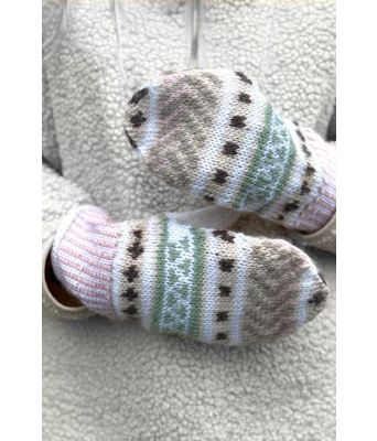 Hanami-votter i beige - IR 02-16A-402