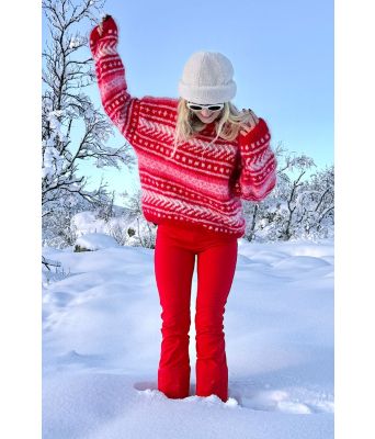 Hanamigenseren i dyp rødfarge - Ingrid Raadim IR-02-19-AB