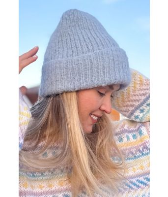 Skyblå Frostlue - Ingrid Raadim IR-05-01B