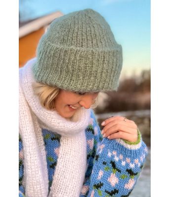 Frost lue i jadegrønn - Ingrid Raadim IR-05-05A