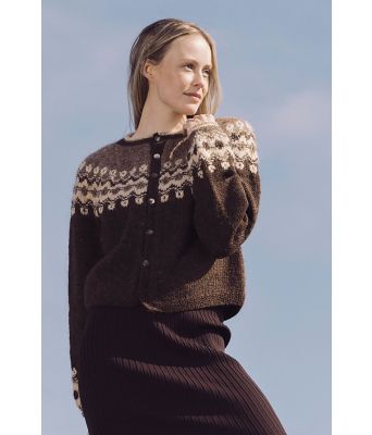 Brun Puntkar kofte - Istex 43-16-0867