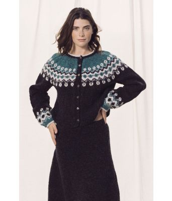 Punktarkofte i mørk farge - Istex 43-16-1707