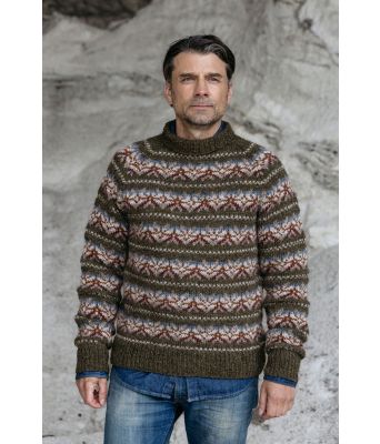 Grønn Nostalgia genser - Istex 44-12-1416