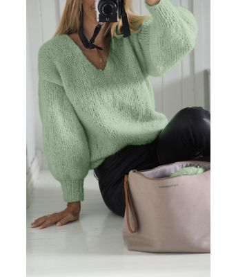 Jadegrønn Tynn Mira genser - TL0015-BF47936