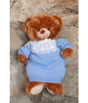 Lyseblå Setesdal genser til jente Helja - Viking 2106-07B