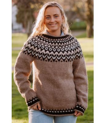 Lysebrun riddarigenser til dame - DN0015A