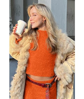 Oransje Rubina genser Øyunn Krogh - ØK 04-01L