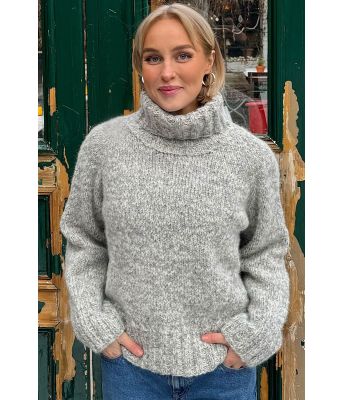Grå Haga chunky genser - Øyunn Krogh OK 06-01