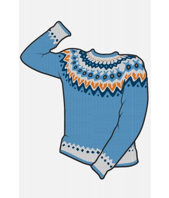 Riddari genser v2 - Velg dine egne farger