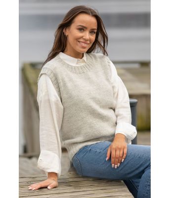 Salvie enkel strikkevest Mie Cappelen - Viking 2114-04