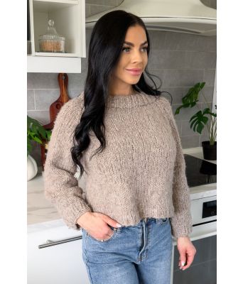 Stinas mamma genser i beige - Stina Bakken SB0023-307