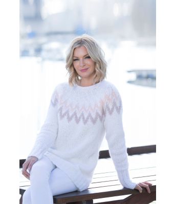 Smul strikket genser Kathrine Sørland - Viking 1811-02