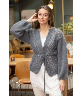 Hyssjakken i mørkegrå - Snorre collection 0009-1E