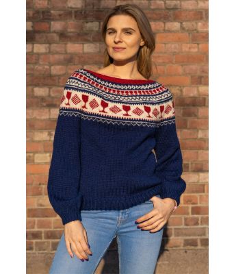 Strikk og drikk genseren - Strikkia 2020-013D