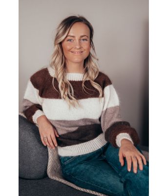 Elisegenseren i bruntoner - Strikkia 2020-029