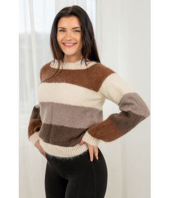 Elisegenseren i bruntoner - Strikkia 2020-029G