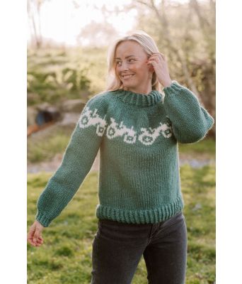 Chunky traktorgenser - Strikkia 2022-020