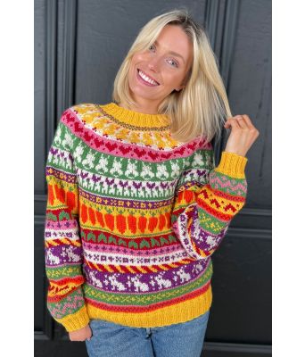 Ulrikkes stygge påskegenser - Strikkia 2023-004C