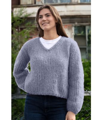 Vero genseren i grålilla - Strikkia 2024-018-567