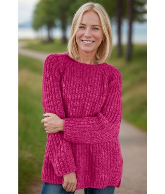 Cerise Easygoing sweater - Strikkia 2024-036-362