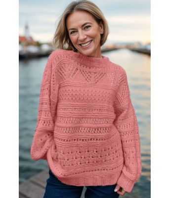 Whispering breeze i lakserosa - Strikkia 2024-044-349