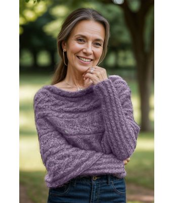 Lilla Leafy genserskjerf - Strikkia 2024-052-369