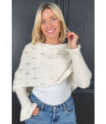 Eyelet sweater scarf - Strikkia 2024-35-302