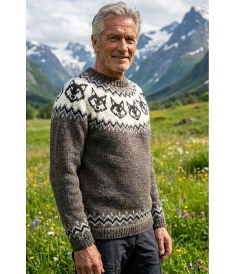 Mørkegrå Eventyrergenser - Strikkia 2025-044-915