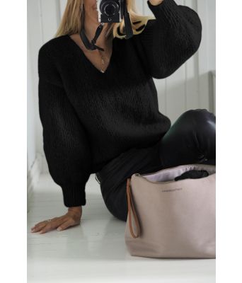 Svart Tynn Mira genser - TL0015-BF40090