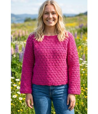 Flowers genseren i pink - US0001-418