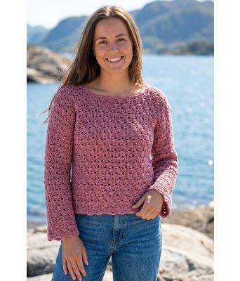 Flowersgenseren i rosamelert farge - US0001-435