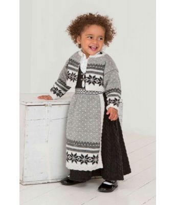 Strikket jentebunad / festdrakt - Viking 1305-1