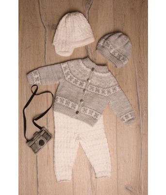 "Lykkelig" babybukse og babylue - Viking 1802-16