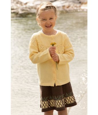 Pinnie strikkejakke og skjørt - Viking 1918-03A