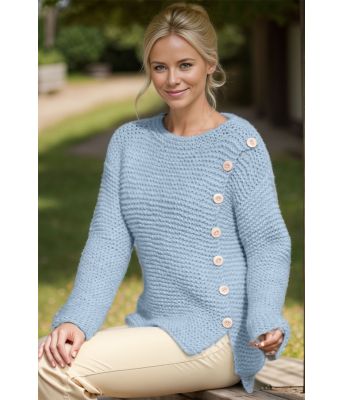 Lys blå Liv genser - Viking 1923-7-320