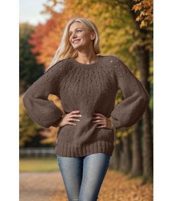 Brun Smil genser - Viking 1923-8-308