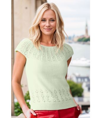 Lysegrønn Hyasint-strikketopp - Viking-2011-2-432