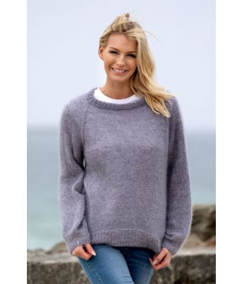 Tilde grå strikkegenser Kathrine Sørland - Viking 2013-7