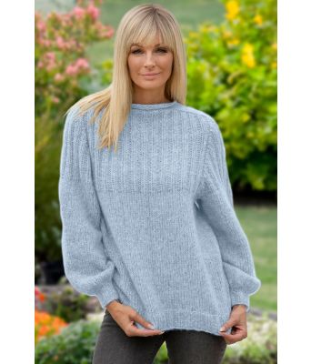 Lyseblå Behag genser - Viking 2022-2-320