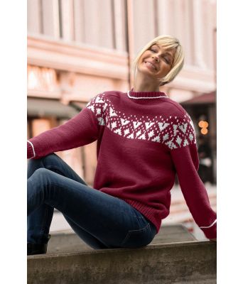Burgunder Piff genser - Viking 2023-7-463
