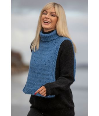 Reie strikket hals til dame - Viking 2033-4