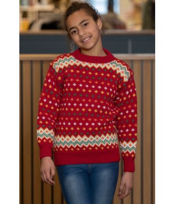 Mayann strikkegenser til barn - Viking 2210-05