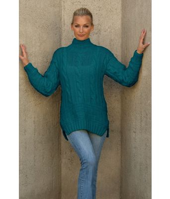 Turkis Skylar genser - Viking 2226-01-329