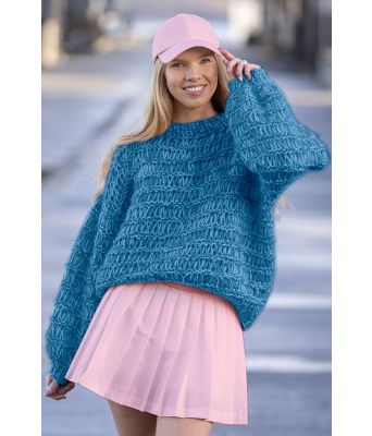 Blå Bari genser - Viking 2237-1-323-320