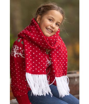 Snø skjerf rød - Viking-2238-05A