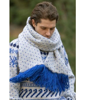 Snø skjerf perlegrå - Viking-2238-05B