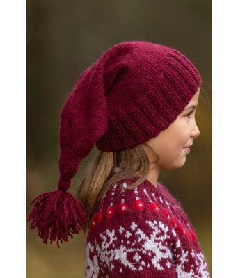 Nisse lue i mørk burgunder - Viking-2238-07B