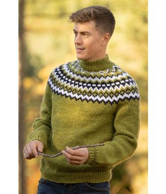 Awiga genser i tykk ull til herre - Viking 2301-11